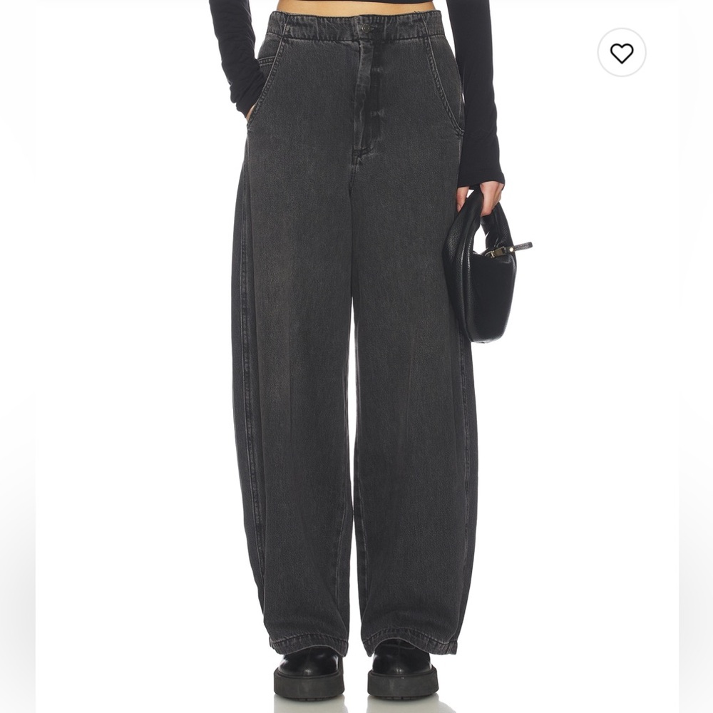 Pistola High Rise Lottie Relaxed Bowed Jeans in Zen